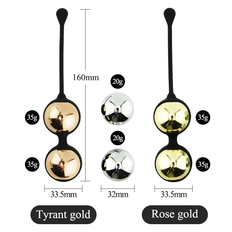Women Metal Egg Kegel Exercise Vaginal Balls Yoni Egg 4pcs Ben Wa Ball Geisha Ball Tighten Pelvic Floor Muscles Exercise Massage