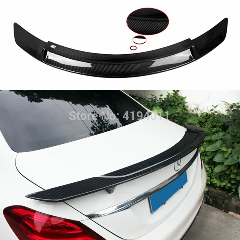 

RT Style Carbon Fiber Rear Spoiler Wing Trunk Cover For Mercedes Benz W213 E Class 4-Door Sedan E200 E220 E250 E300 2016-2018