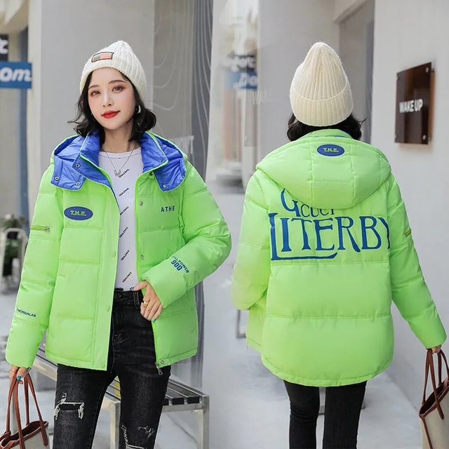 New Winter Down Cotton Padded Clothes Women's Short Loose Thicken CottoLns Bread Clothes  Coat Female Cotton Jacket