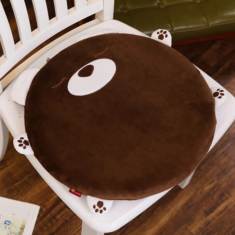 cushion bear Ins, супер милый креативный коврик с овечкой для домашнего питомца, мультяшный коврик для входа, диванная подушка, теплый коврик для ног, домашний декор, подарок для друзей - Цвет: cushion bear