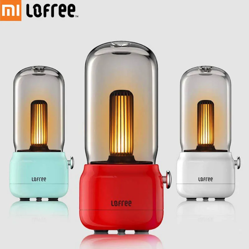 Xiaomi Lofree Candly Light портативный 1800K светодиодный источник звука атмосфера Ретро ночник настольная лампа Бар Декор творческие лампы