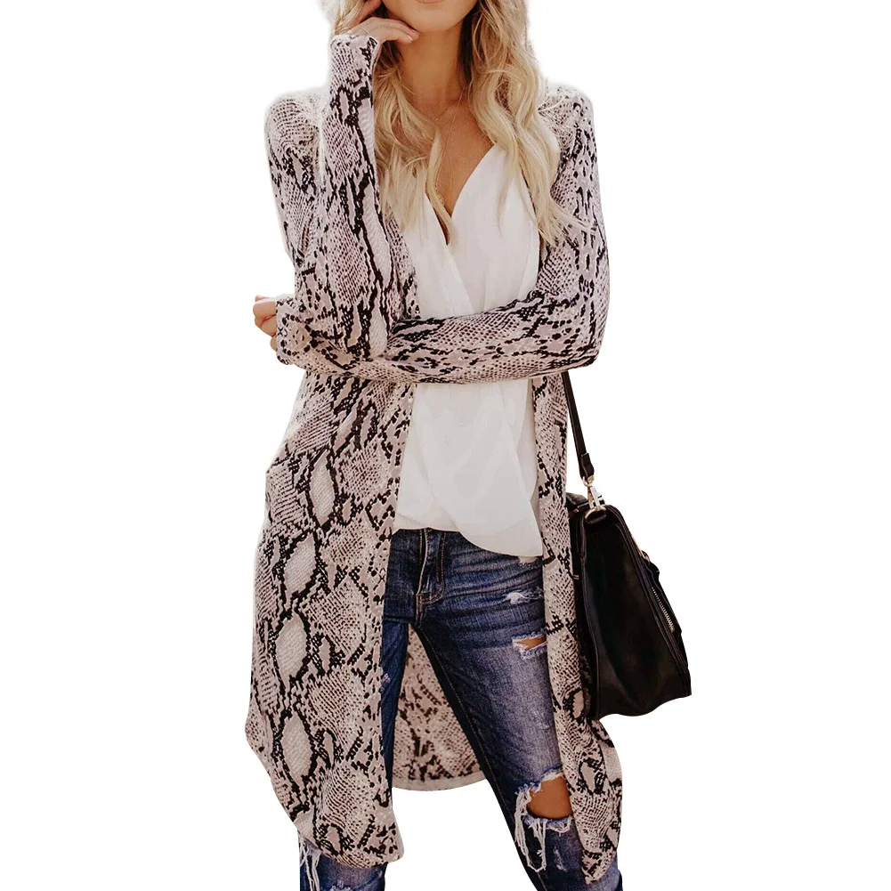 

Beach Open Front Sexy Maxi Kimono Printed Daily Slim Fit Women Cardigan Holiday Summer Casual Streetwear Long Sleeve