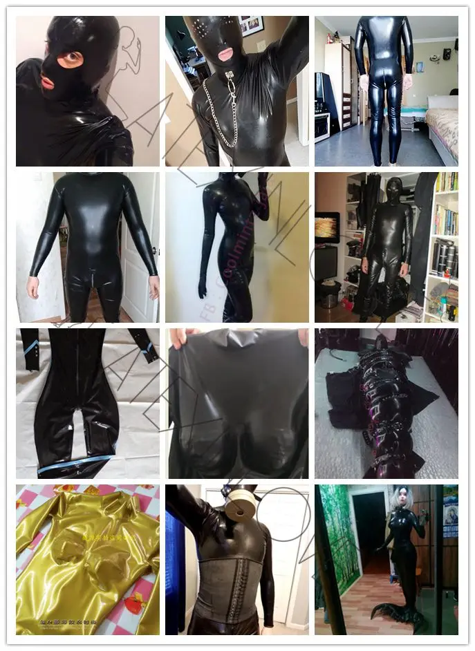 latex catsuit