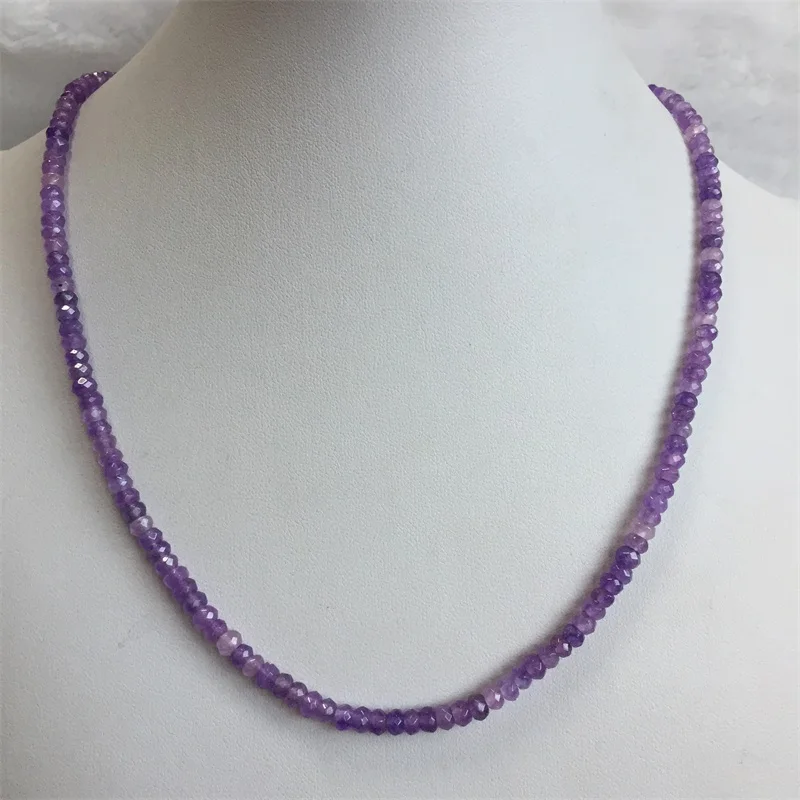 Emerald Jade Beaded Choker Necklace with Sapphire Accents