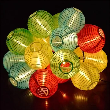 

CHENGYILT Lantern Ball Solar String Lights IP65 solar outdoor lamp Waterproof led lamp solar for party Garden deck Solar light