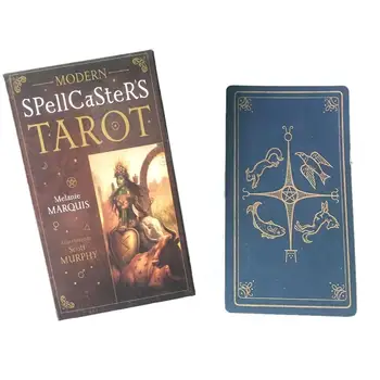 

78 Modern Spellcaster's Tarot Tarot Cards Full English Version Board Game Card Deck For Family Gathering Party Playing Cards