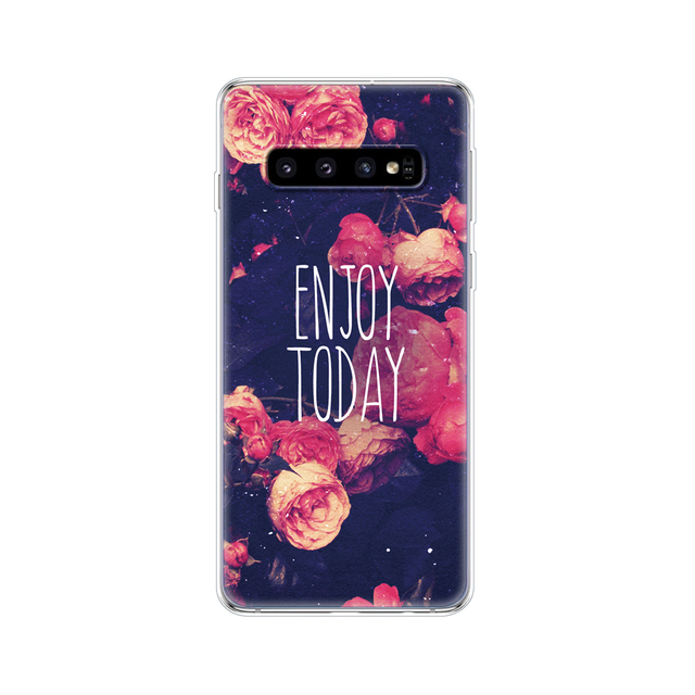 Samsung Galaxy S10 Case S10Plus Case Silicone TPU Cover Phone S10 E Case On For Samsung S10 Plus G975F S 10 SM-G973F Case