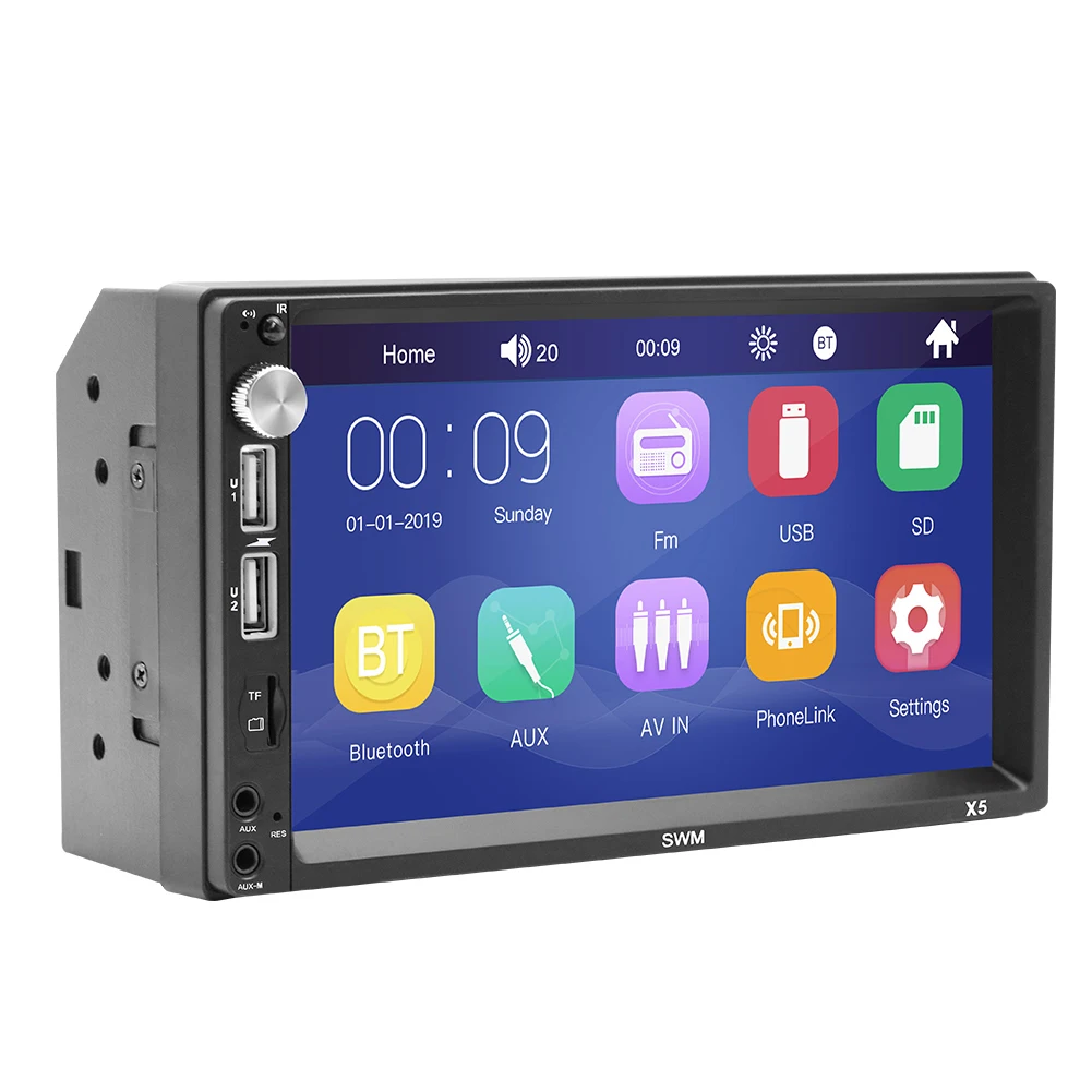 Сенсорный экран автомобиля Радио Стерео Bluetooth 2Din FM/USB Aux вход MP5 плеер автомобиля MP5 плеер автомобиля стерео радио автомобиля радио плеер