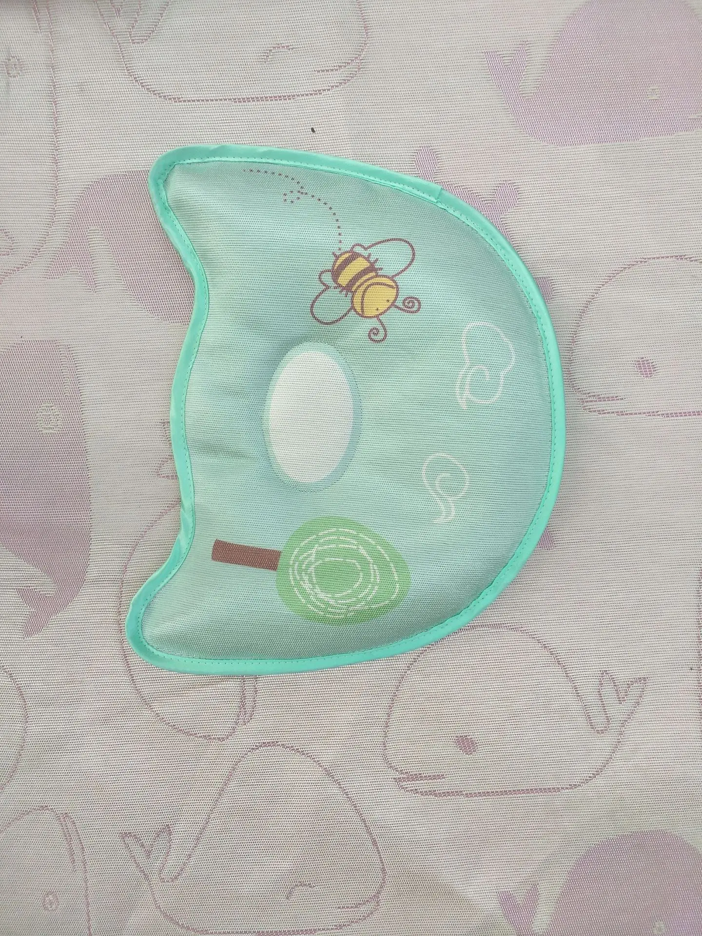 Подушка для малышей летние дни для новорожденных 0-1 лет охлаждающая подушка из вискозного волокна впитывающая пот дышащая правильная подушка для малышей - Цвет: Green 1 pc