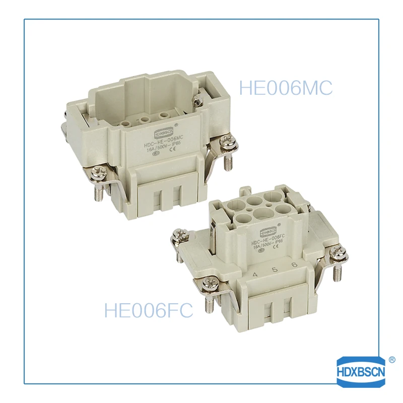 Waterdichte Heavy-Duty Connectoren 6 Pinnen 10 Pinnen 16 Pinnen 24 Pinnen 32 Pinnen 48 Pinnen Industriële Rechthoekige Connector Ha Het Type Harting  13