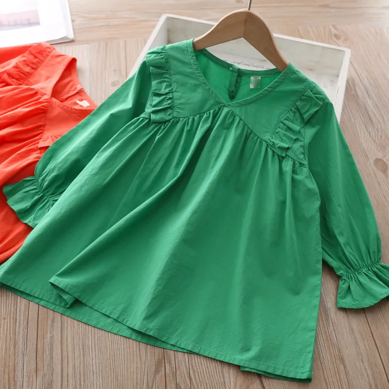 Платье для девочек; коллекция года; сезон весна-осень; свободное Плиссированное Платье для малышей