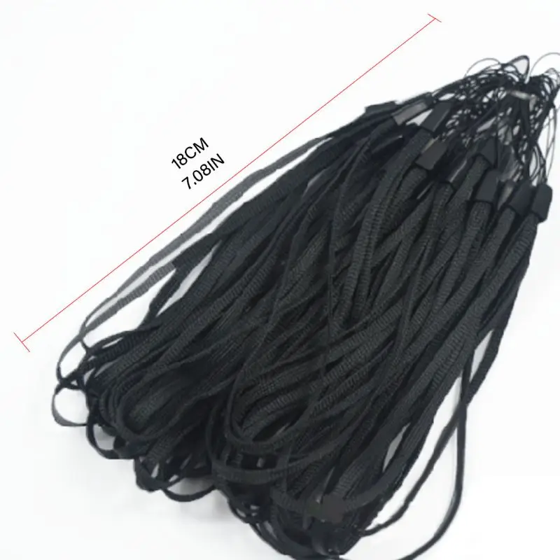 

100pcs Wrist Lanyard 18cm Length Phone Strap for Mobile MP3 MP4 Camera Meters 2019 New