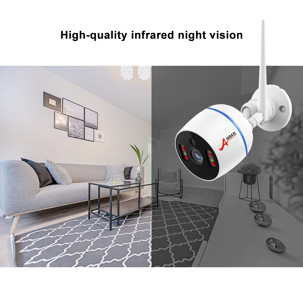 IP Camera Wifi 1080P Video Surveillance Outdoor Waterproof HD Two Way Audio Wireless Security Camera Onvif External SD Card Slot