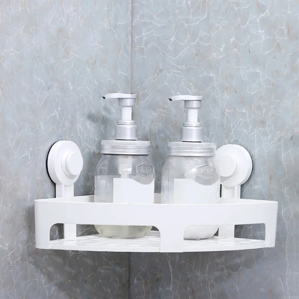 Xiaomi Quange Bathroom Accessories Punch Free Corner Bathroom Shelf Bathroom Fixtures Wrought Iron Storage Rack Kitchen Tripod