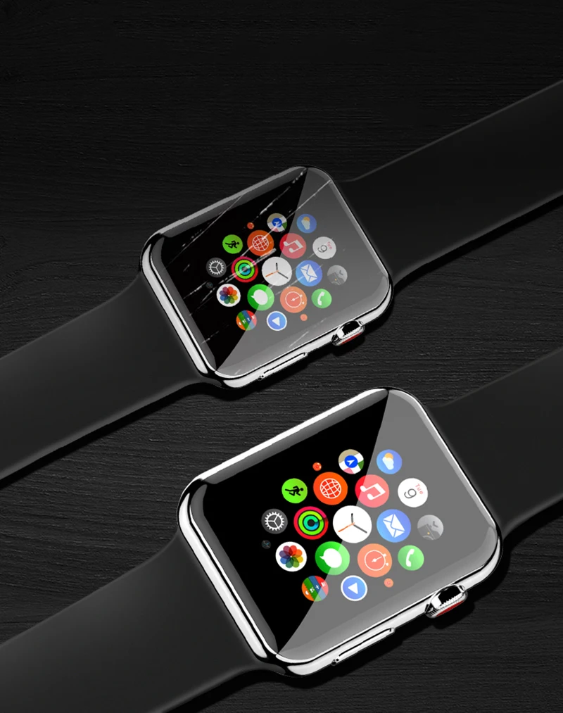 Мягкая пленка для наручных часов Apple Watch, версии 5 4 3 2 1 часы Чехол Крышка полосы Чехол, 42 мм, 38 мм, версия Экран протектор 40 мм 44 мм для наручных часов iWatch серии 5