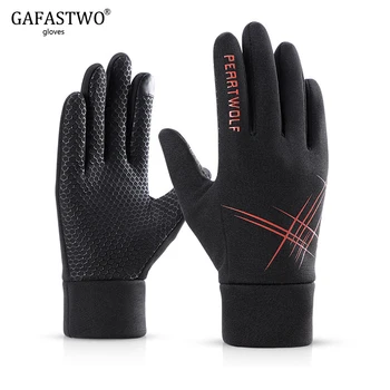 

Autumn And Winter Plus Velvet Warm Sports Touch Screen Gloves Men And Women Cold And Windproof Waterproof Outdoor Riding Gloves
