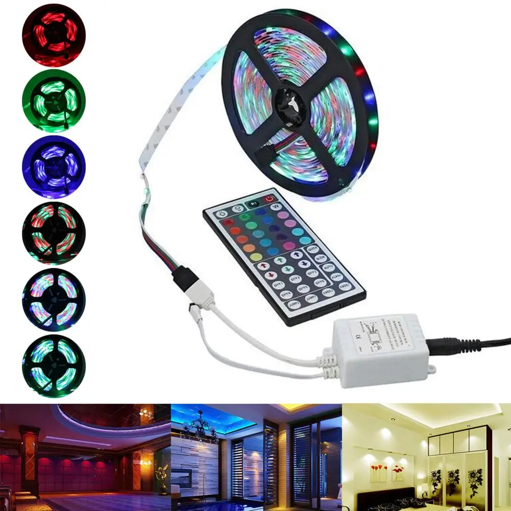 Светодиодные ленты светильник 10 м 3528 SMD RGB 600 многоцветный гирлянды светодиодные