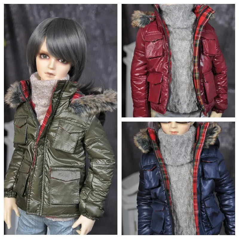 Одежда для куклы в масштабе 1/3 пуховик с капюшоном пальто аксессуаров BJD/SD sd13.не