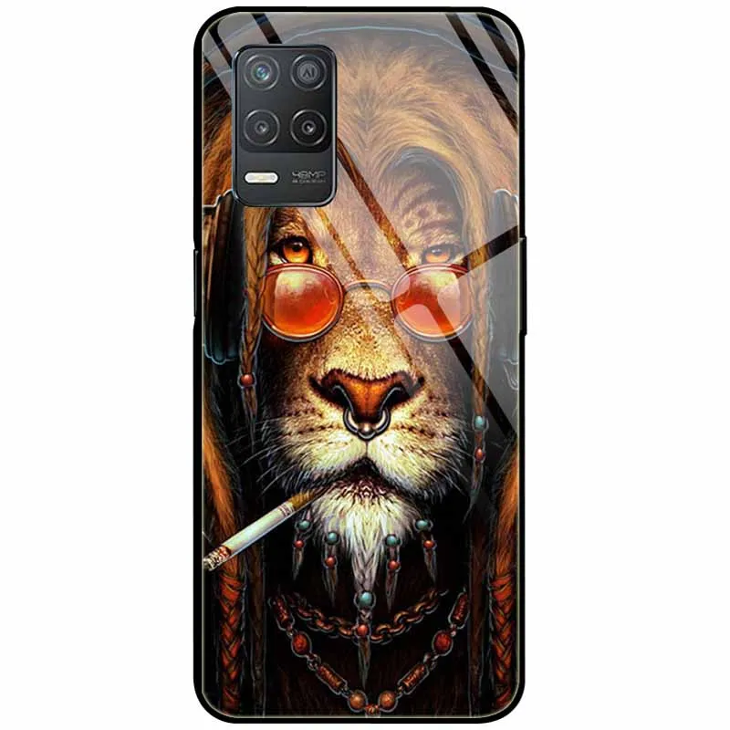 Tempered Glass Hard Protective Back Cover - Cute Design