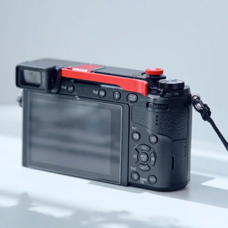 For Panasonic GX85 GX80 LUMIX LX100 Aluminum Metal Thumbs up Hot Shoe Grip Metal camera handgrip