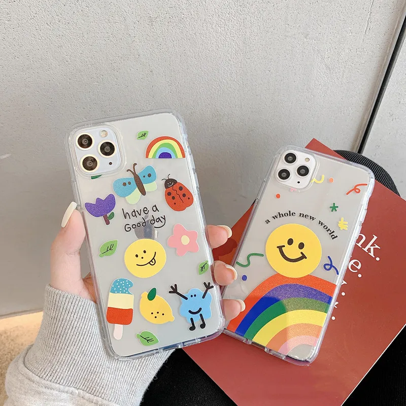 Funny Cute Phone case For Samsung S20 S10 S8 S9 plus S10e a50 A51 A71 A70 S7 A5 a8 a9 a30 a80 a90 Note 8 9 10 Soft Cover |