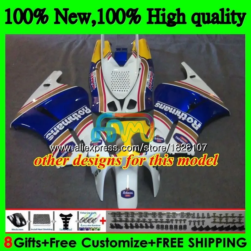RVF400R NC30 для HONDA VFR400 R V4 темно-синий прохладный VFR400R 91 92 93 94 88BS. 9 ЛРВ 400 R NC35 400R 1991 1992 1993 1994 обтекатель
