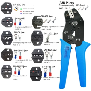 

Crimping pliers for terminals crimp hand tools Suitable for all kinds of insulated and non-insulated/D-SUB/px2.54 terminals