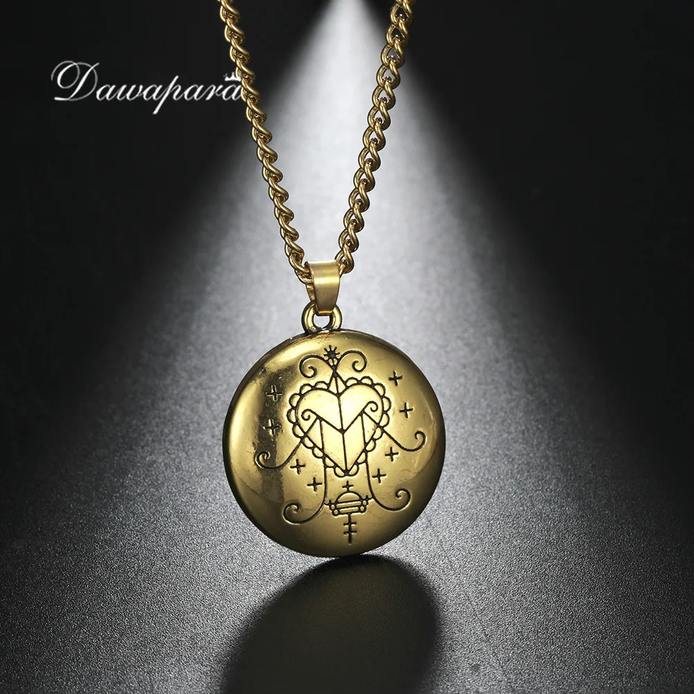 Dawapara Voodoo Loa Veve подвеска Lwa Защита Амулет Hoodoo Talisman винтажное готическое