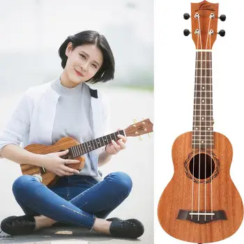 

Ukulele Hawaii Guitar Uke Rose Wood Instrument Solid Fun