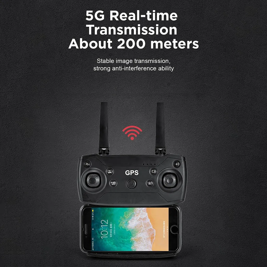 R10 5G передача изображения Дрон с GPS Дрон GPS 5G wifi FPV 2K 12MP камера селфи складной RC Квадрокоптер W/рюкзак Z923