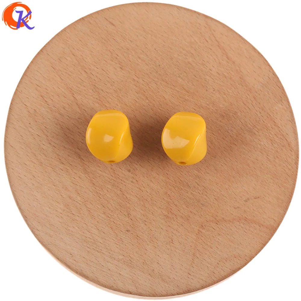 Сердечный дизайн 14*18 мм 100 шт аксессуары для ювелирных изделий/DIY акриловые бусины/скручивающаяся форма/бусины для изготовления ювелирных изделий/ручная работа/фурнитура для сережек