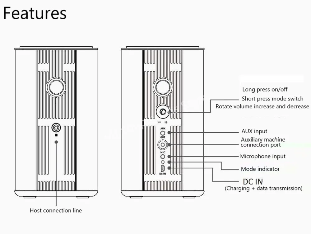 BINNIFA desktop computer stereo bluetooth speaker (13)
