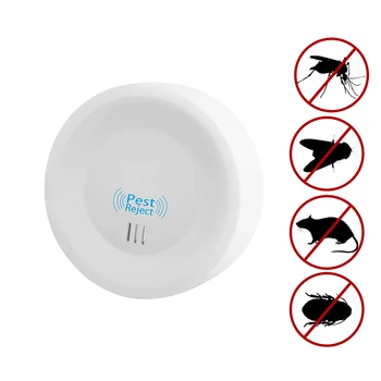 

Electronic Pest Repeller Indoor Pest Control Mosquito Cockroaches Rats Mice Bugs Repellent Human and Pet Safe QJY99