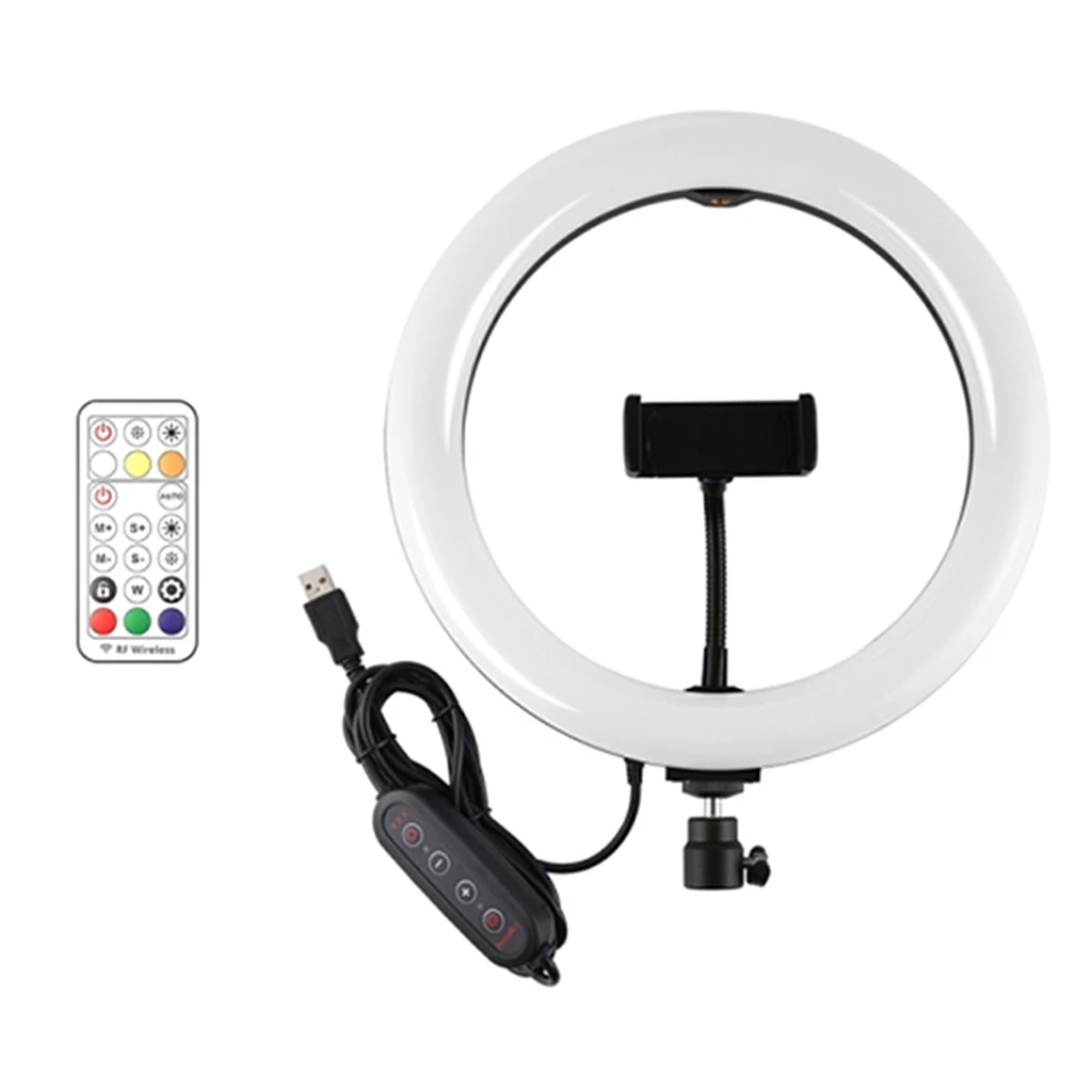 Светодиодный кольцевой светильник 10 дюймов со штативом и держателем для