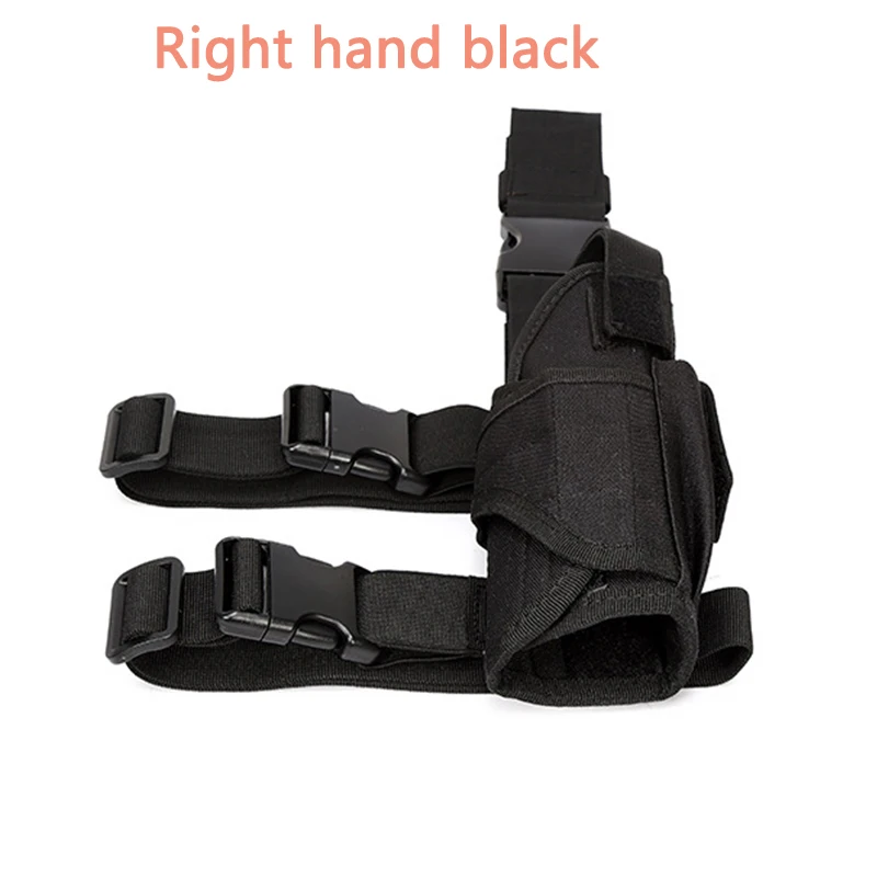 Right black Тактическая левая/правая кобура для пистолета Glock Beretta Usp страйкбол пистолет сумка Чехол Регулируемый универсальный чехол - Цвет: Right black