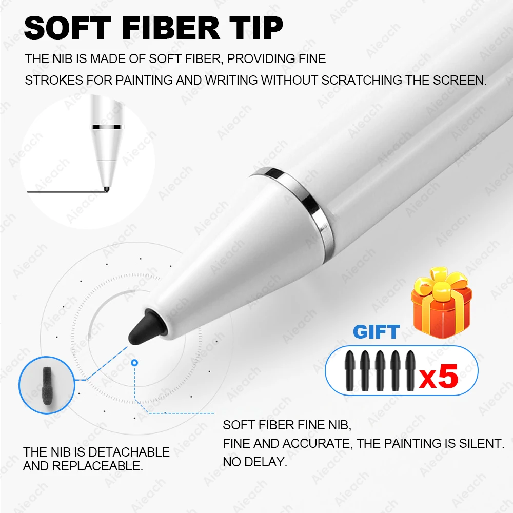Для iPad карандаш-стилус для iPad Pro 11 12,9 10,2 9,7 Air 3 mini 5 ладони отклонение для рисования, стилус для сенсорного экрана для Apple Pencil