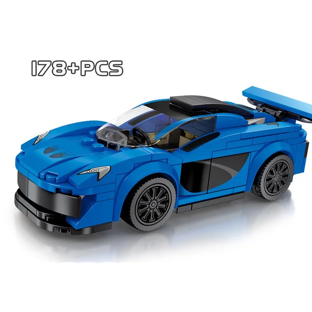 Technic Speed Champions Car Model Building Blocks Toys For Child Compatible Lepining City Vehicles Super Sport Racing Car Toys