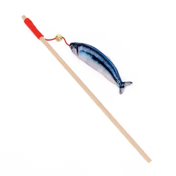 

Feather Toy Wand Teaser Wand Cat Toys Interactive Retractable Wand Rod With Assorted Feather Toy For Exercising Kitten Or Cat