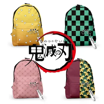 

Anime backpack Cosplay Japanese Anime Demon Slayer school bag backpack Kimetsu no Yaiba Kamado Tanjirou Kamado Nezuko Agatsuma