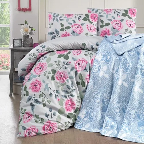 

Aryildiz Home Anette Tek Personality Cotton Blanket
