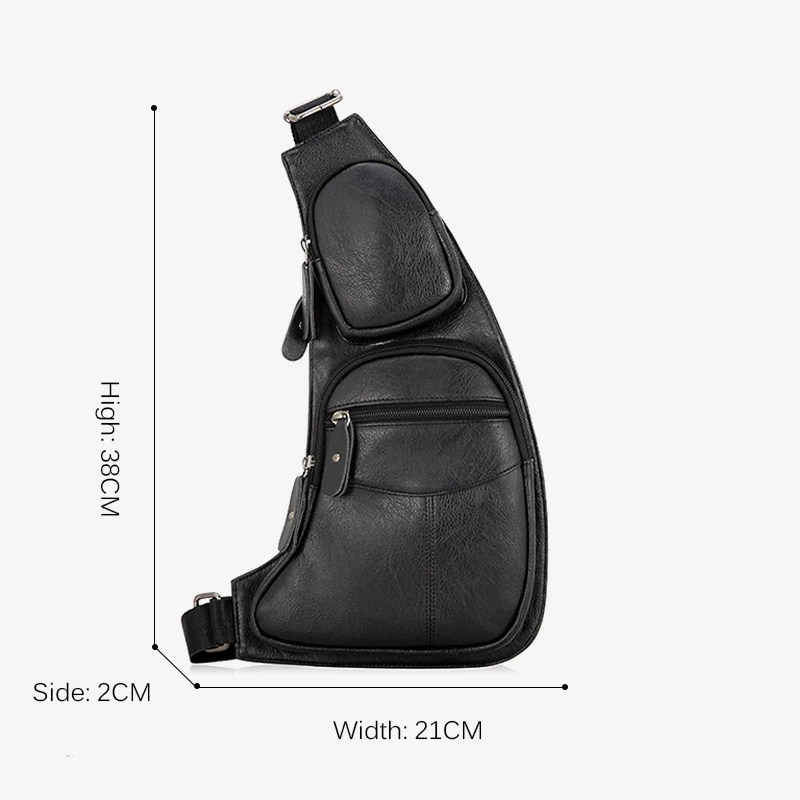 Men's Small Messenger Bag Famous Brand Vintage Crossbody Bags For Men PU Leather Black Handbag Male Sling Clutch Free Shipping