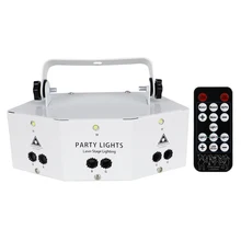 Wuzstar dmx512 Controller9-eye feixe de laser projetor rgb rotação modelada mista piscando para ktv palco festa da família decoração