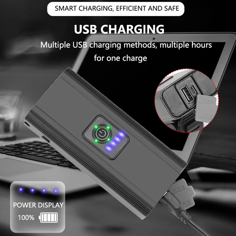 Фара велосипедная TRLIFE 4000 мАч 1200 лм зарядка через USB 3 режима|Велосипедная фара| |