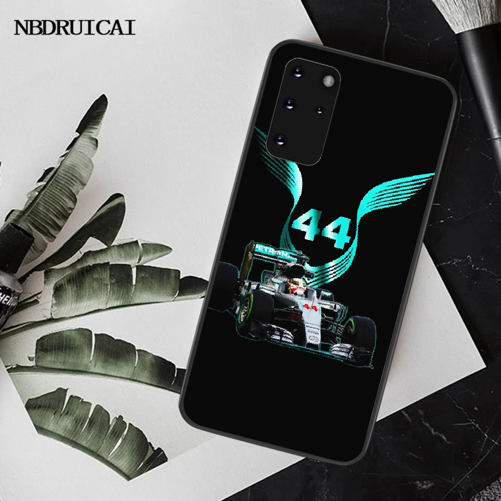 NBDRUICAI Льюис Гамильтон гоночный автомобиль ТПУ Черный чехол для телефона Корпус