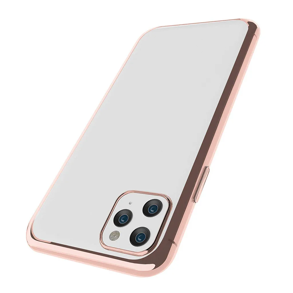 Полностью Гальваническая защита для телефона из ТПУ амортизатор для IPhone 11 pro силиконовый защитный чехол для телефона для IPhone 11 XR