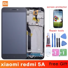 Tela original 5.0 ''para xiaomi redmi 5a, lcd touch screen digitador com quadro de substituição para xiaomi redmi 5a lcd 5 uma exibição