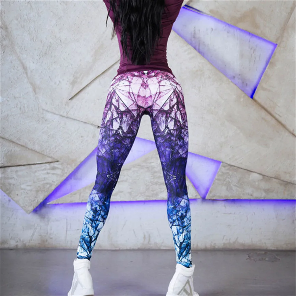 Женские брюки для йоги леггинсы бега цветные колготки женские Леггинсы тонкие с