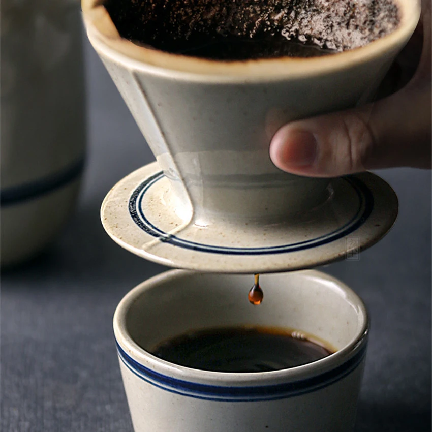 Керамическая кофейная чашка с фильтром, Кофеварка V60, кофейная капельная Кофеварка, эспрессо, кофейная капельница, аксессуары, инструмент бариста