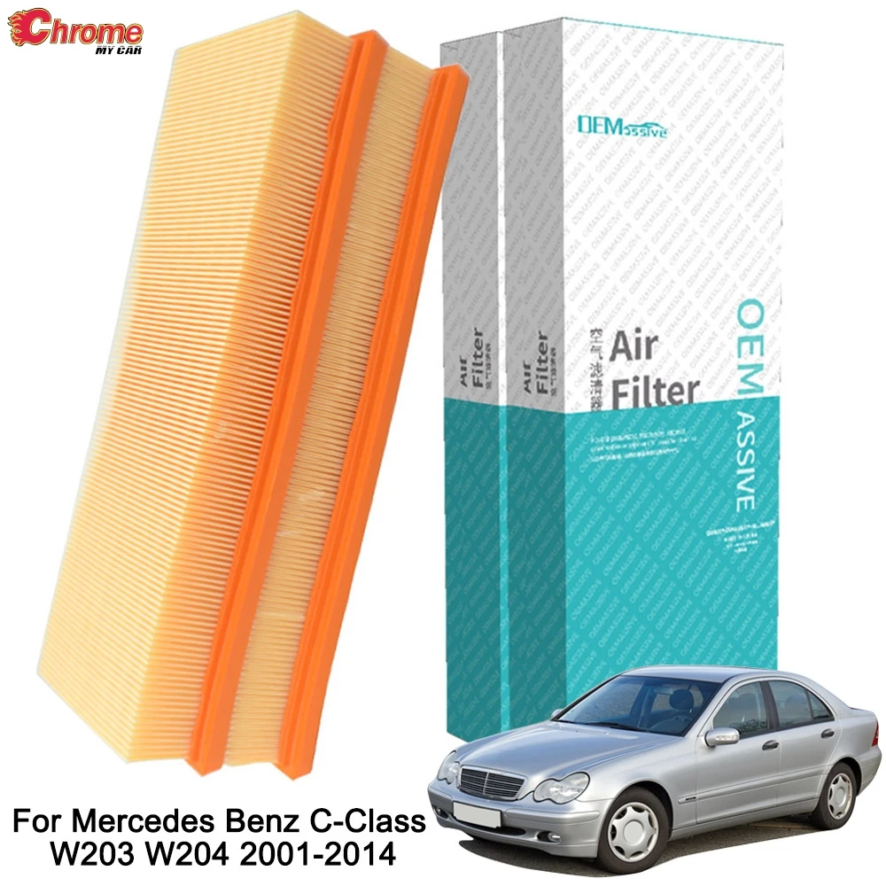 Воздушный фильтр 2730940404 для Mercedes Benz C Class W203 W204 CL203 C230 C240 C250 C280 C300 C320 C350 C55AMG комплект