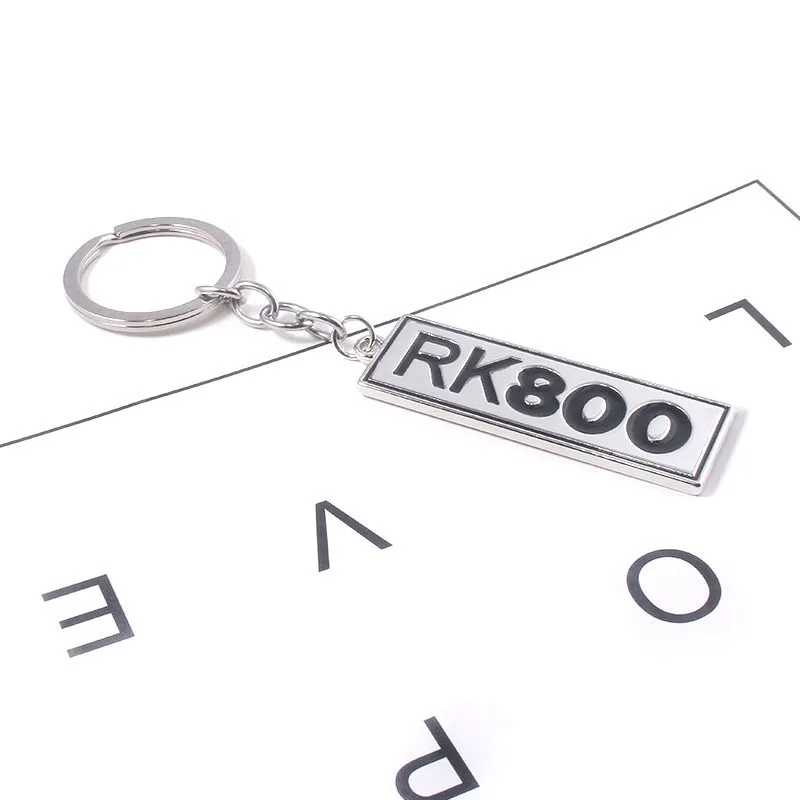 Detroit Become Human Keychain: RK800 Logo Metal Keyring Accessory